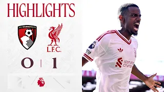 Highlights: Bournemouth 0-1 Liverpool | Isak Goal! Premier League