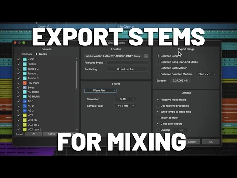 Download MP3 How to Export Stems for Mixing