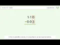 Long Subtraction Problem 1 1-0 03 Step-by-Step Solution