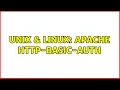 Unix Linux apache http-basic-auth