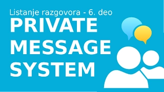 PHP PDO Private message system - 6 deo