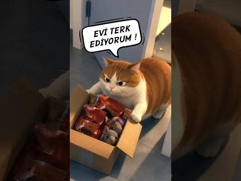 Evi tam terk edemedim 😸 #kedi #komedi #keşfet