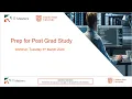 Free Short Course Prep for Post Grad - Module 1