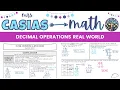 Decimal Operations - Real World Word Problems 7th Grade Math Lesson