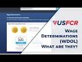Wage Determinations What are They legacy WDOL
