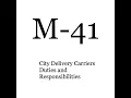 USPS M-41 book