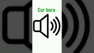 Car Horn Sound Effect Car Horn Soundeffects Soun 