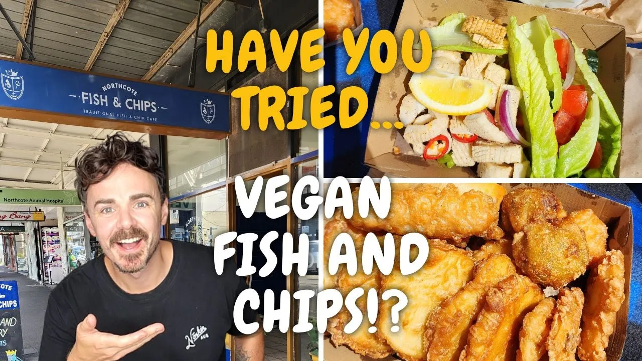 Trying Vegan Fish and Chips in Northcote, Melbourne