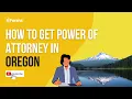 How To Get Power Of Attorney In Oregon