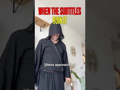 SPOILERs: it was closed captioning all along