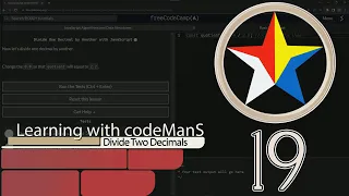 JavaScript Basic 19 Divide Two Decimals FreeCodeCamp
