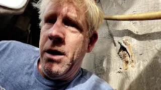 Irwin 43 Rudder Fun!