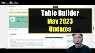 Table Builder May 2023 Update