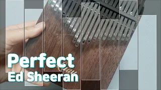 Download Perfect Ed Sheeran kalimba tabs easy chords music sheet MP3