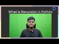 Recursion in Python Explained The Function That Calls Itself Programming Hub