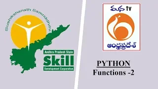 Python Functions APSSDC MANATV