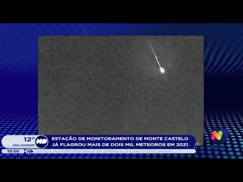 Estação de monitoramento de Monte Castelo já flagrou mais de dois mil meteoros em 2021