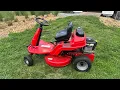 Snapper mower RE 100 overview