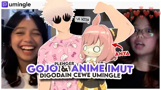 GOJO DAN ANIME IMUT DIGODAIN CEWE CAKEP DI UMIGLE