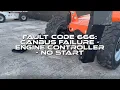 Fault Code 666 Canbus Failure - Engine Controller