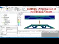 Topology Optimization of Rectangular Beam in ANSYS