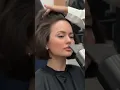 Angel cut hair
