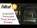 Fallout 76 A look inside the Legendary Purveyors train station