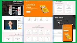 How To Make Book Store Website With Loading Animation Mobile Responsively - HTML CSS JavaScript