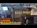 Hello World - Learning Microcontrollers with EBlocks Flowcode
