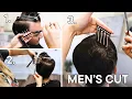 Download Lagu Basic Men's Haircut | Step by Step Scissor Cut Tutorial Lesson | How to Cut Men's Hair
