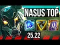 NASUS vs RIVEN TOP 1200 games EUW Master 25 22
