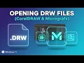 Opening DRW Files CorelDRAW