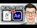 How To Install Plugins In After Effects - Step By Step