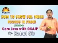How to show SQL table records in jtable Rahul Sir