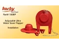 How to install an Adjustable Ultra Toilet Flapper by Korky
