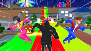 YUTA MIO IMMERSIVE INTERACTIVE WARM-UP 🔥 SAKURA SCHOOL SIMULATOR PARKOUR RUN | FUN WORKOUT