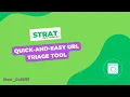 Introducing STrAT An open-source URL Scanner