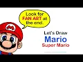How to Draw Mario | The Super Mario Bros. (New)