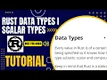 Data Types in Rust I - Tutorial
