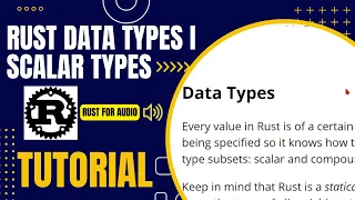 Data Types in Rust I - Tutorial