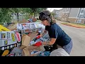 Quick Dive at the Big Dumpsters Before the Rain