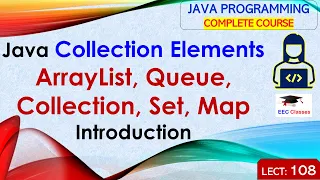 L108 Java Collection Elements ArrayList Queue Collection Set Map Introduction Java Lectures