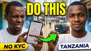 Reloadable Virtual Visa Mastercard from Tanzania Easy to Buy - No KYC