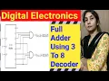 Full Adder Using 3 to 8 Decoder Full Adder Using 3 to 8 Decoder and 2 OR Gates Digital Electronics