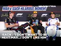 Lagu Max Verstappen \u0026 Isack Hadjar FUNNY REACTION on being Possible Red Bull Teammates