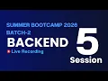 Backend Session 5