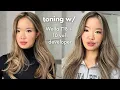 HOW TO TONE ASIAN BLONDE HAIR AT HOME WELLA T18 ASH BLONDE HIGHLIGHTS