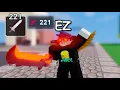 This RELIC does inf damage 1v50 Roblox Bedwars