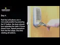 Codelocks CL600 - Mechanical Code Change