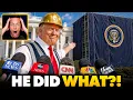 Trump Shocks Reporters Breaks OUT of Oval Office UNPLANNED to Unveil MASSIVE New White House Build